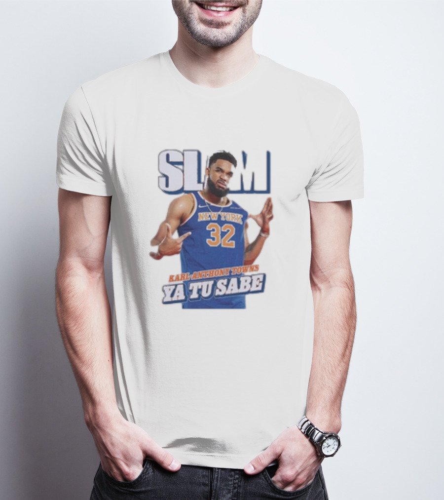 SLAM New York Karl-Anthony Towns Ya Tu Sabe T-Shirt