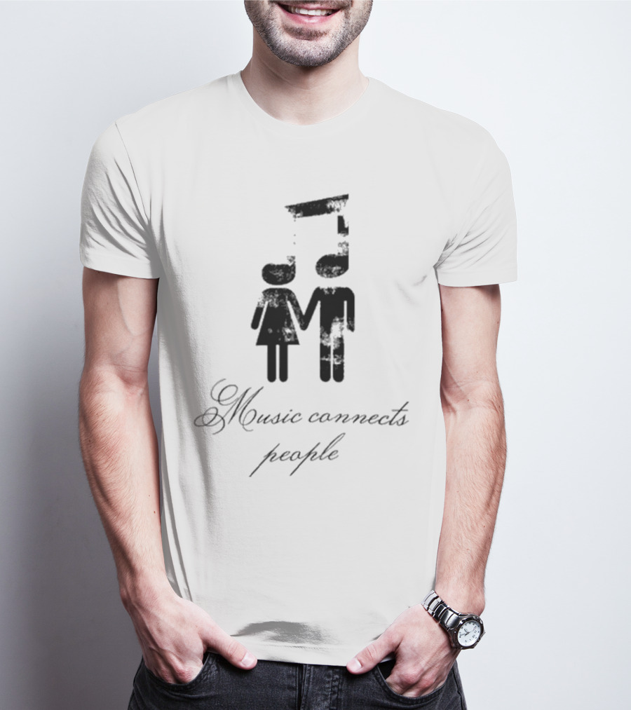 Slechthart Music Connects People Heartbeat Symphony T-Shirt