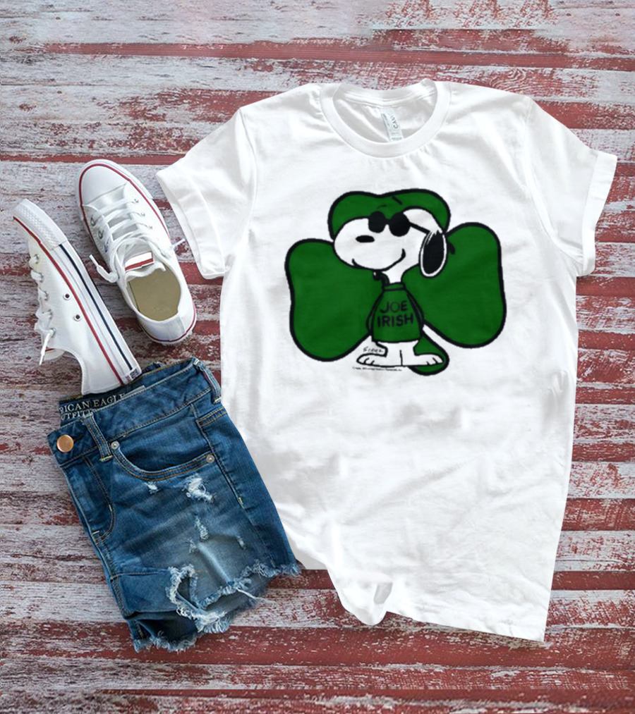 Snoopy Joe Irish Shamrock 1980s Vintage Style T-Shirt