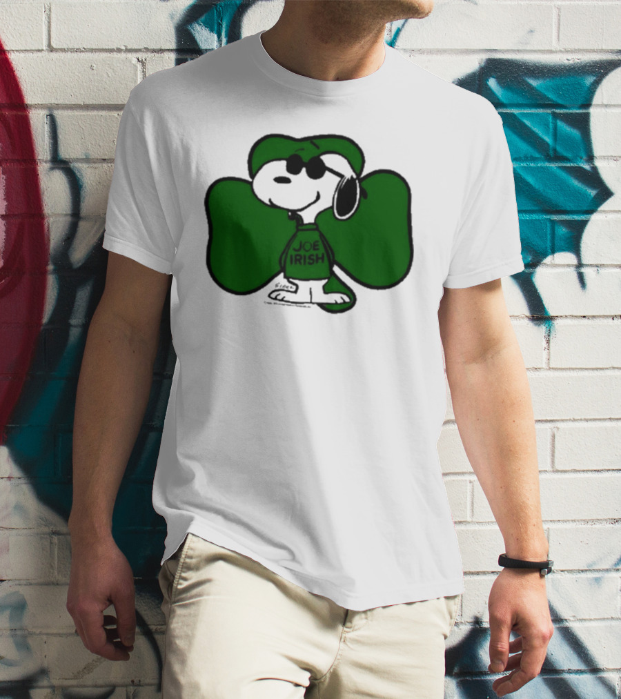 Snoopy Joe Irish Shamrock 1980s Vintage Style T-Shirt