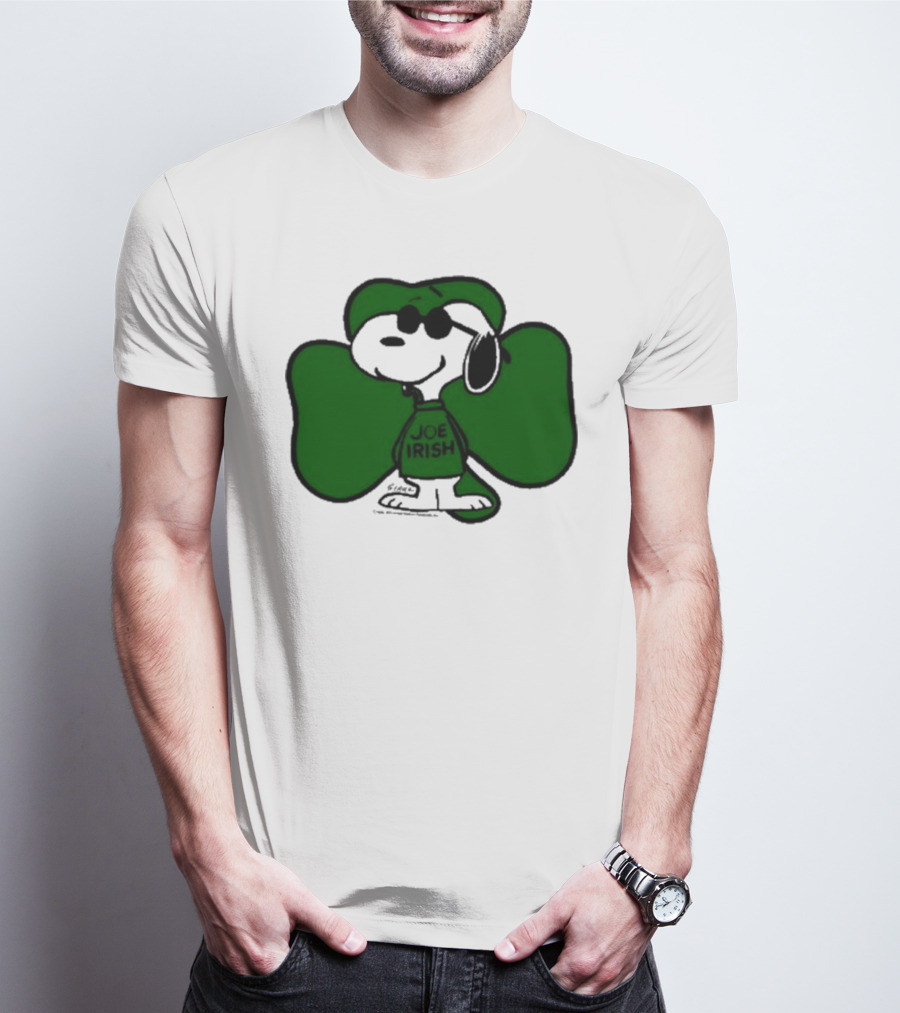 Snoopy Joe Irish Shamrock 1980s Vintage Style T-Shirt