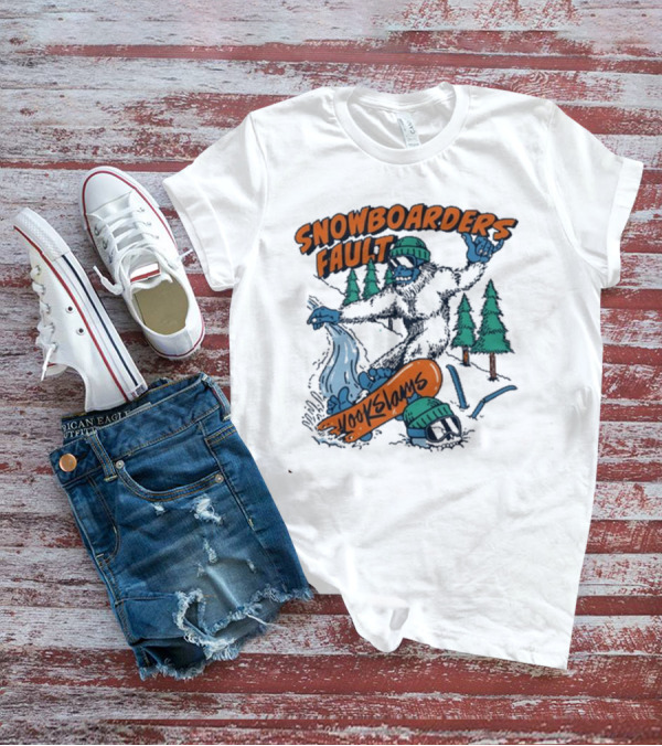 Kookslams Snowboarders Fault Monster Winter Sports Fun T-Shirt