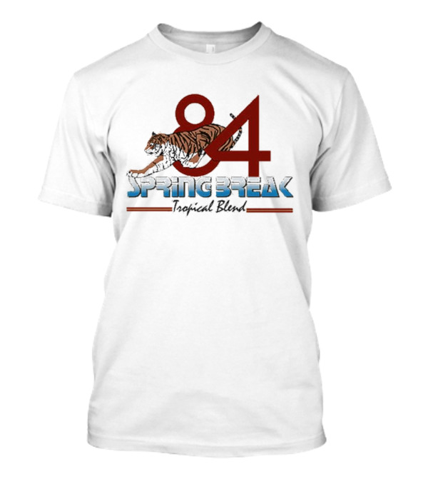 Step Brothers Dale Doback 84 Spring Break Tiger T-Shirt