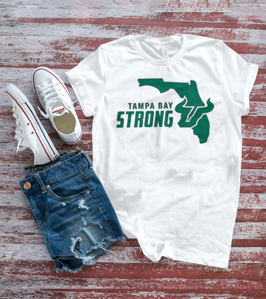 Tampa Bay Strong South Florida Bulls Hurricane Relief T-Shirt