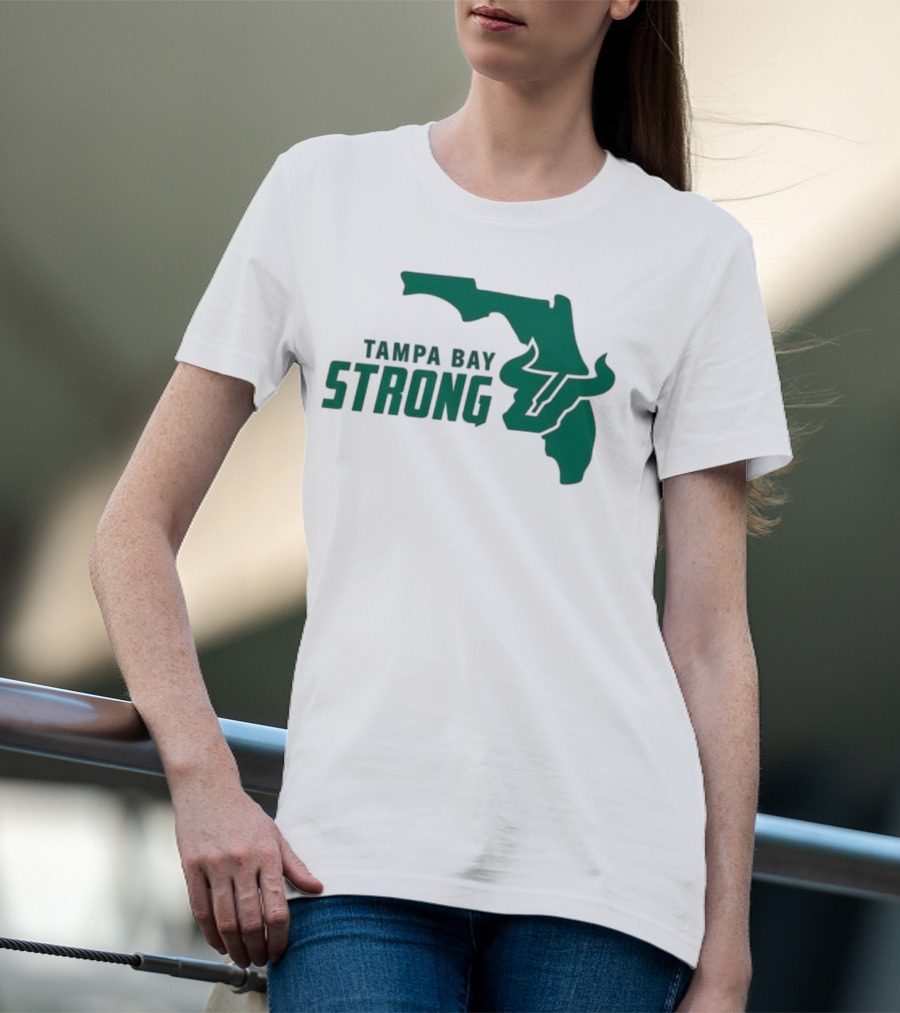 Tampa Bay Strong South Florida Bulls Hurricane Relief T-Shirt