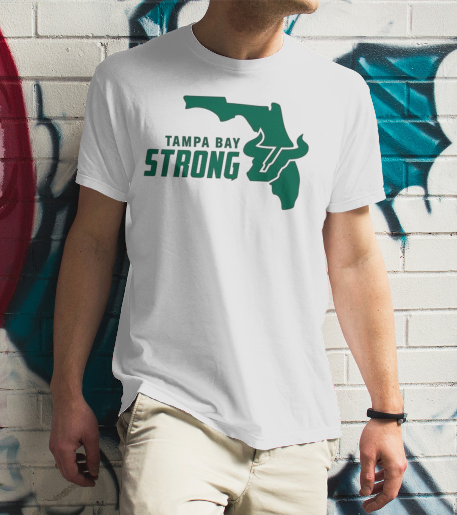 Tampa Bay Strong South Florida Bulls Hurricane Relief T-Shirt