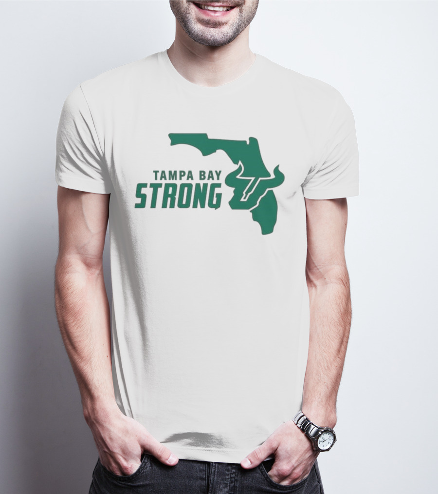 Tampa Bay Strong South Florida Bulls Hurricane Relief T-Shirt