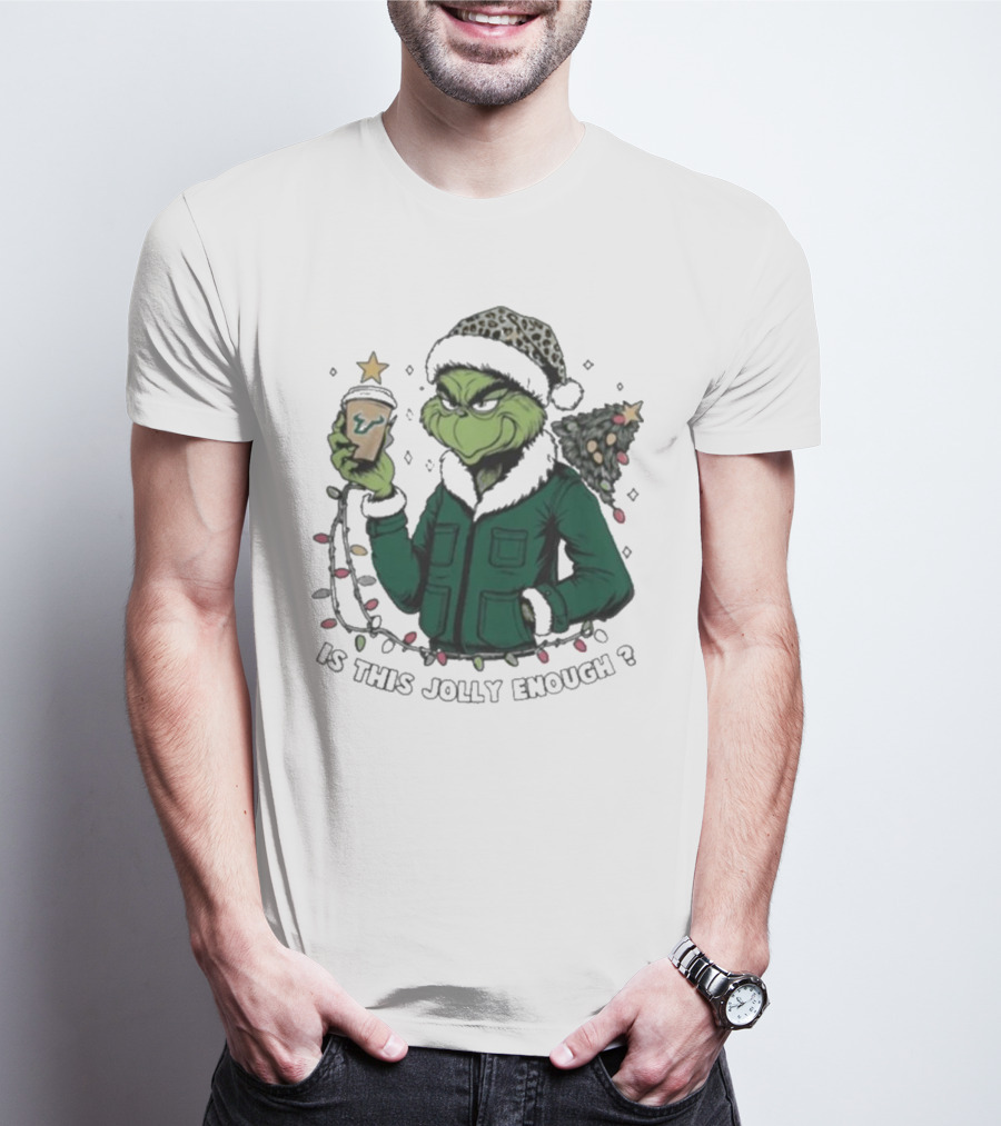 South Florida Bulls Santa Grinch Is This Jolly Enough Merry Christmas T-Shirt