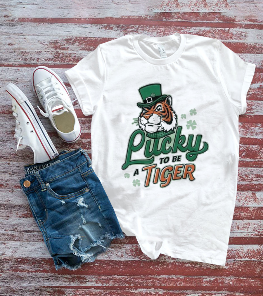 Lucky To Be A Tiger St. Patty Banks Theme T-Shirt