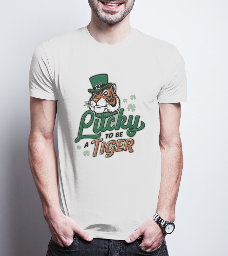 Lucky To Be A Tiger St. Patty Banks Theme T-Shirt