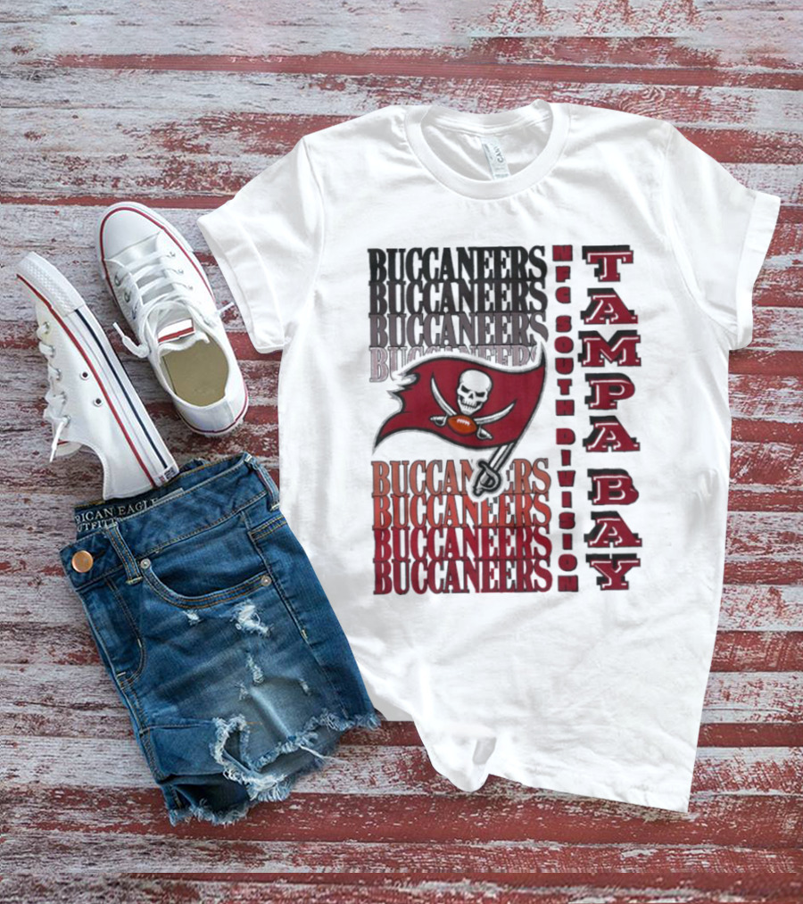 Buccaneers NFC South Division Tampa Bay Football Fan Gear T-Shirt