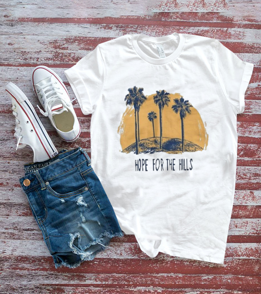 Tanner Christian Courtad Hope For The Hills Scenic Palms And Landscape T-Shirt