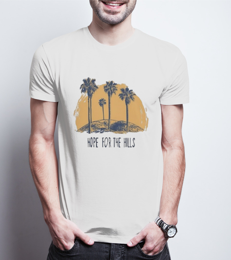 Tanner Christian Courtad Hope For The Hills Scenic Palms And Landscape T-Shirt