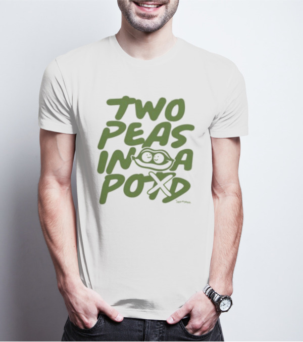 Two Peas In A Pod Tanner Smith Playful Pea Doodle T-Shirt