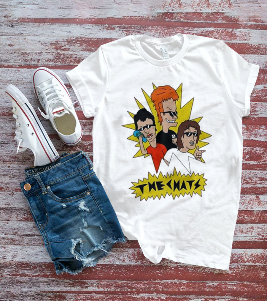 The Chats Buttheads Cartoon Parody Yellow Explosion T-Shirt