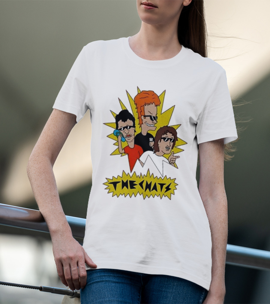 The Chats Buttheads Cartoon Parody Yellow Explosion T-Shirt