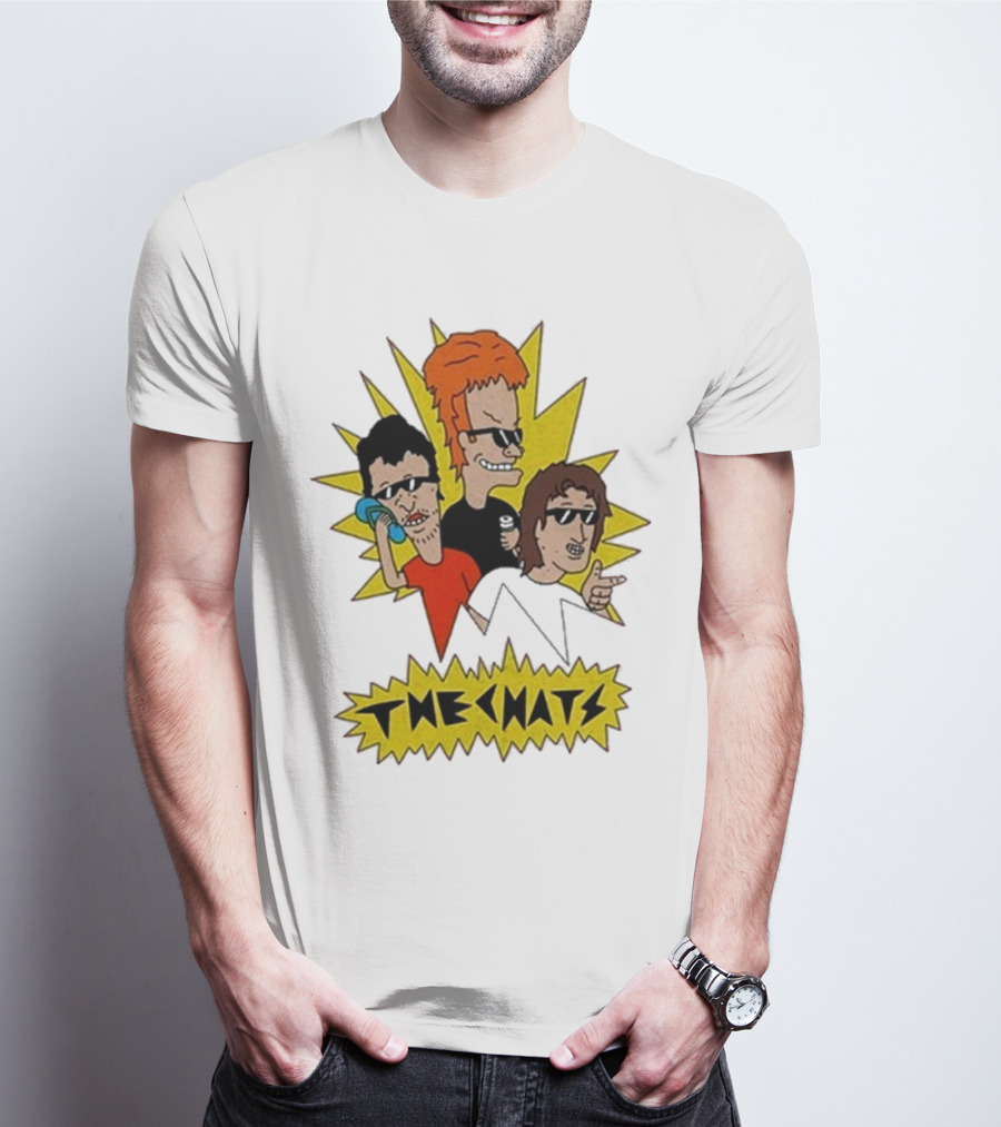 The Chats Buttheads Cartoon Parody Yellow Explosion T-Shirt