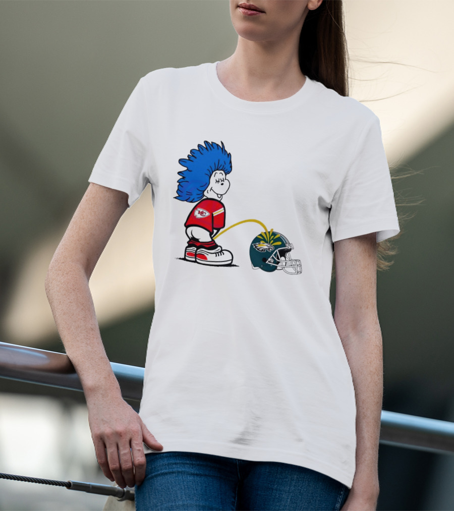 Thing One Kansas City Chiefs Piss On Philadelphia Eagles 2025 T-Shirt