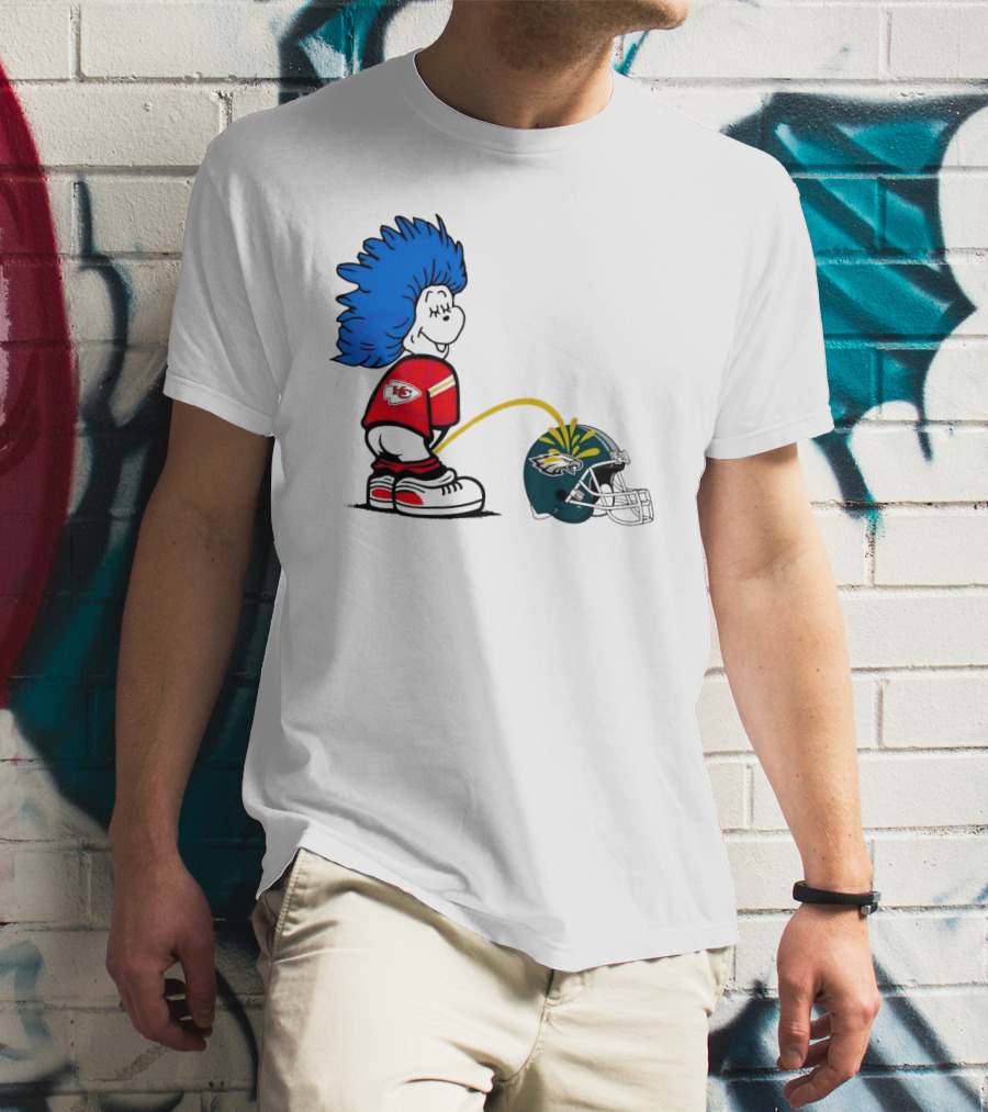 Thing One Kansas City Chiefs Piss On Philadelphia Eagles 2025 T-Shirt