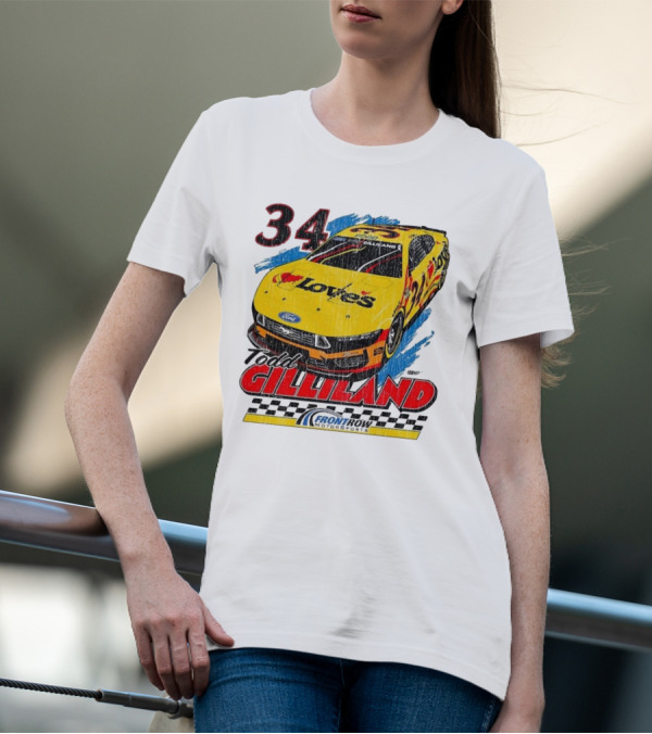 Todd Gilliland 34 Love's Front Row Motorsports Car T-Shirt