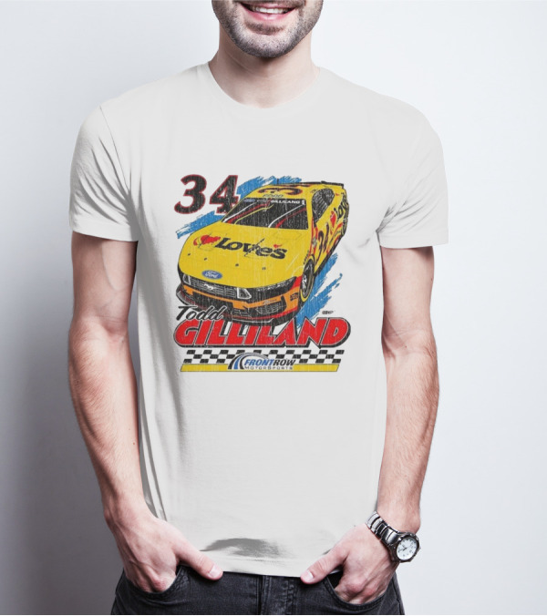 Todd Gilliland 34 Love's Front Row Motorsports Car T-Shirt