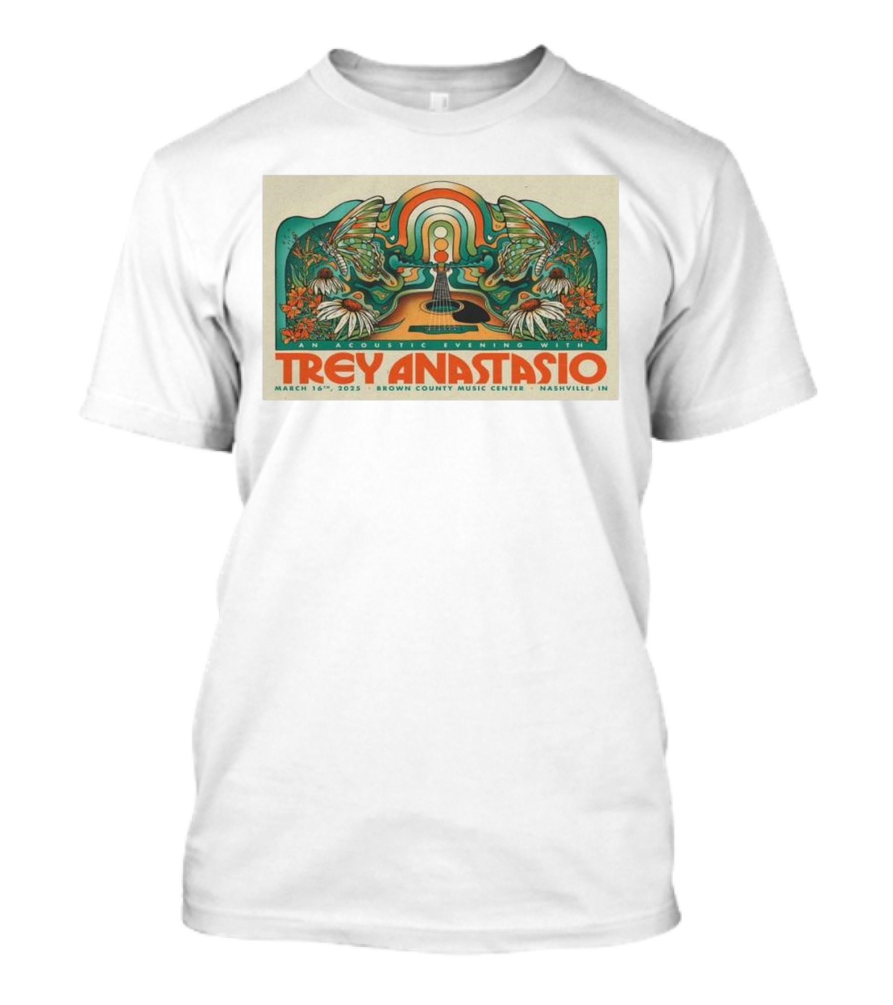 An Acoustic Evening With Trey Anastasio March 16 2025 Brown County Music Center Nashville IN T-Shirt