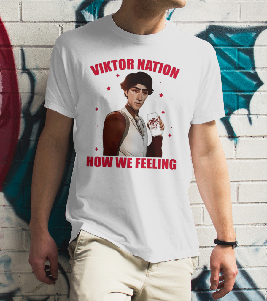 Viktor Nation How We Feeling Dr Pepper Diet Can Illustration T-Shirt