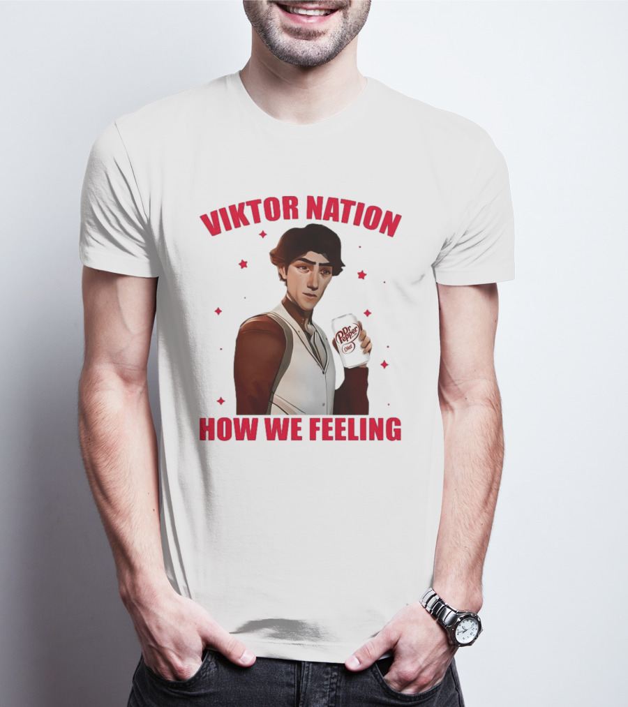 Viktor Nation How We Feeling Dr Pepper Diet Can Illustration T-Shirt