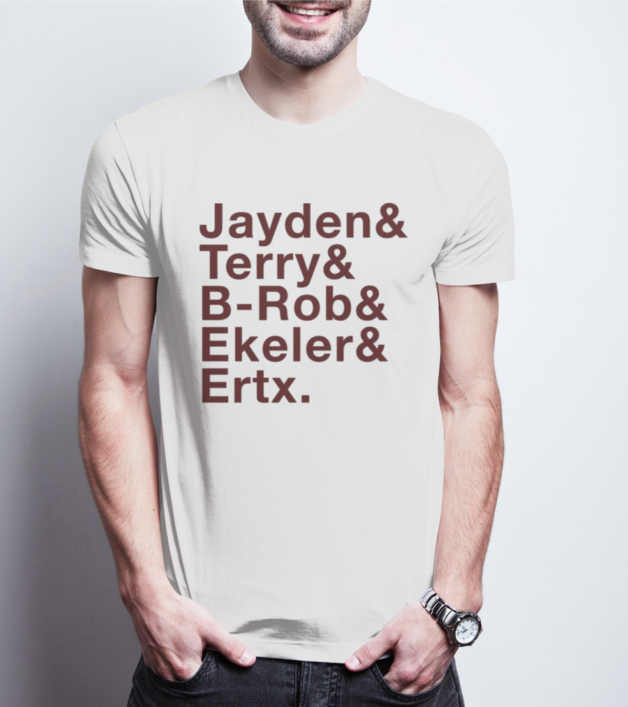 ``` Washington Ampersand Stars Jayden Terry B-Rob Ekeler Ertz ``` T-Shirt