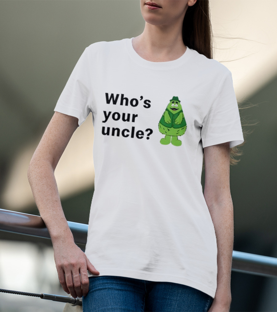 Uncle O’grimacey Who’s Your Uncle Green Character St Patrick’s Day T-Shirt