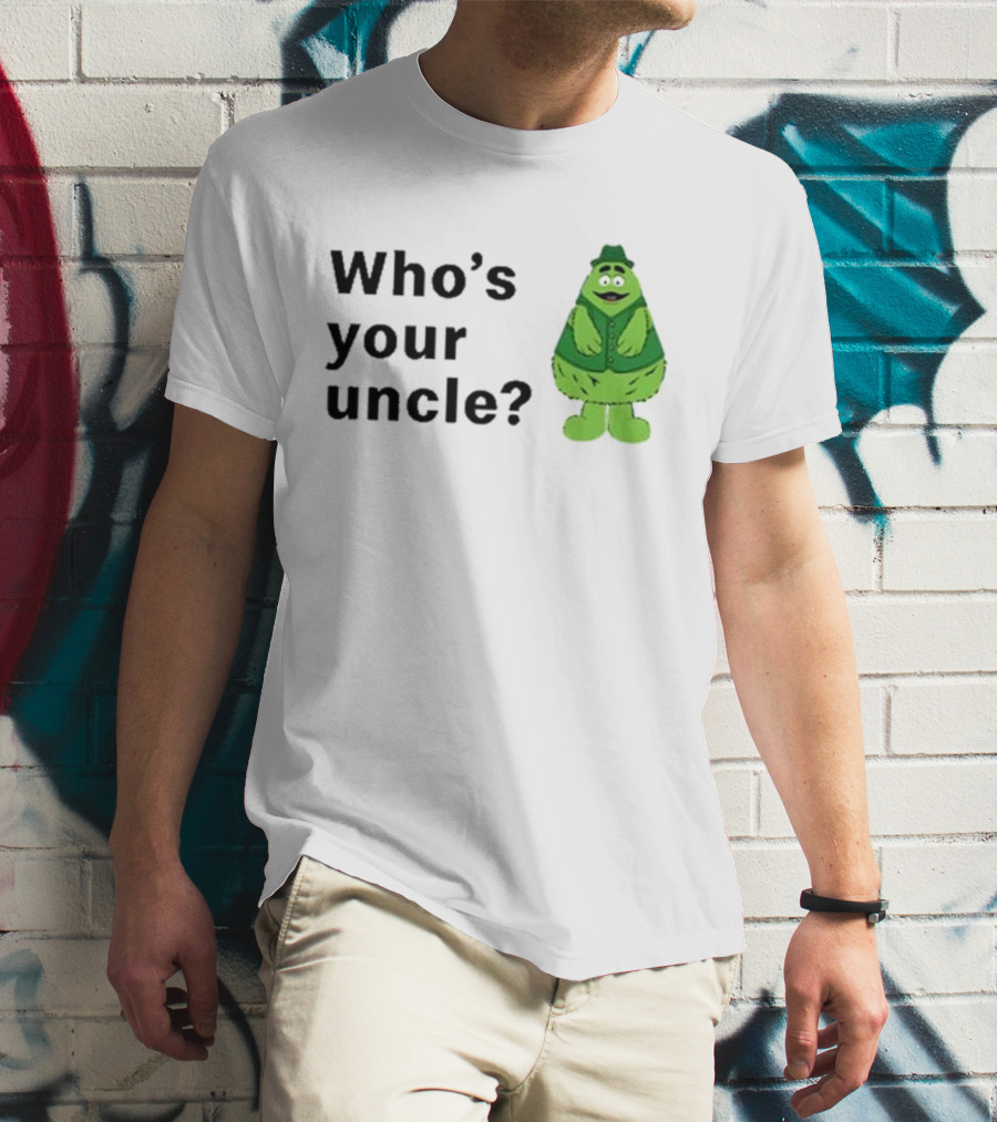 Uncle O’grimacey Who’s Your Uncle Green Character St Patrick’s Day T-Shirt