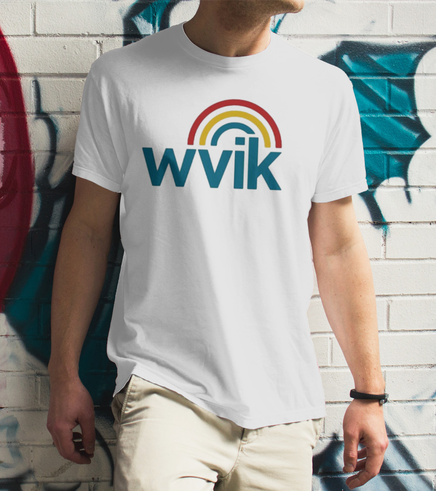 WVIK Rainbow Vintage Retro Style T-Shirt