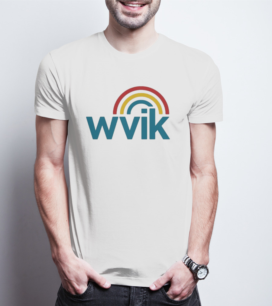 WVIK Rainbow Vintage Retro Style T-Shirt