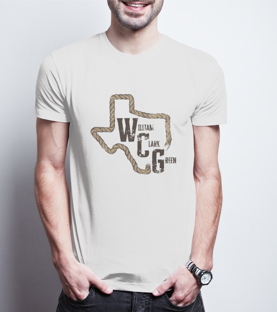William Clark Green WCG Texas Rope Outline T-Shirt