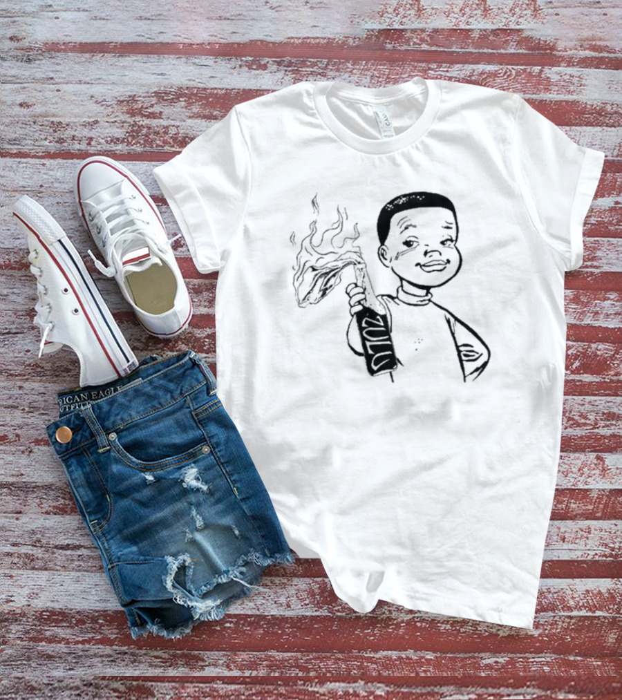 Zulu One Way Or Another Molotov Character Drawing T-Shirt