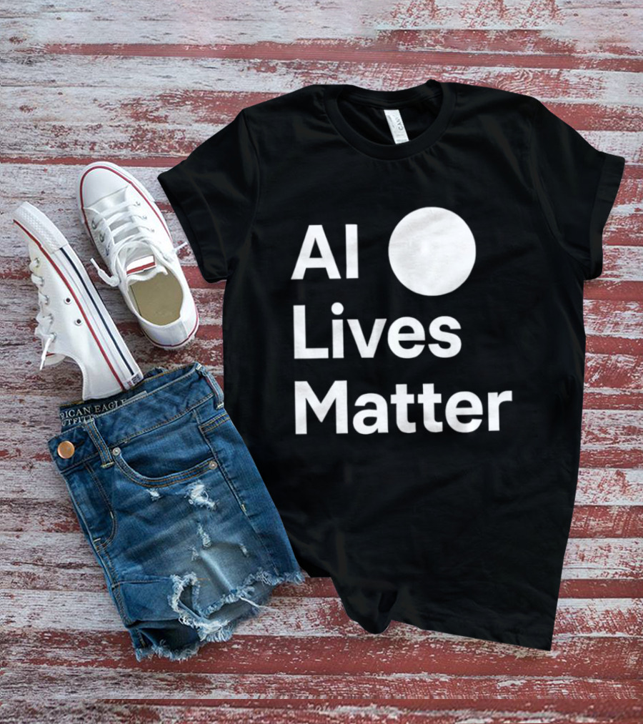 AI Lives Matter Statement Circle T-Shirt