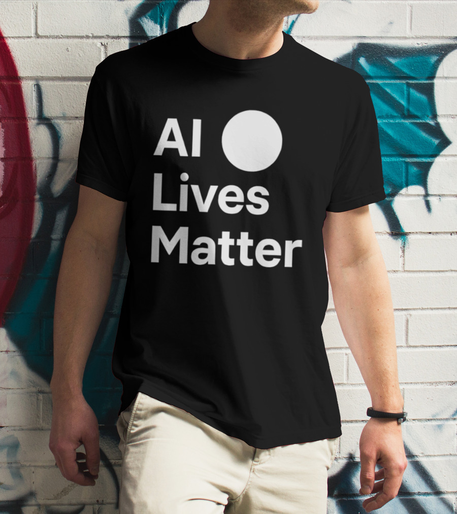 AI Lives Matter Statement Circle T-Shirt
