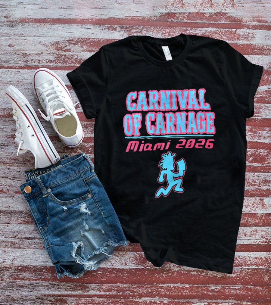 Carnival Of Carnage Miami 2026 Hatchet Man T-Shirt