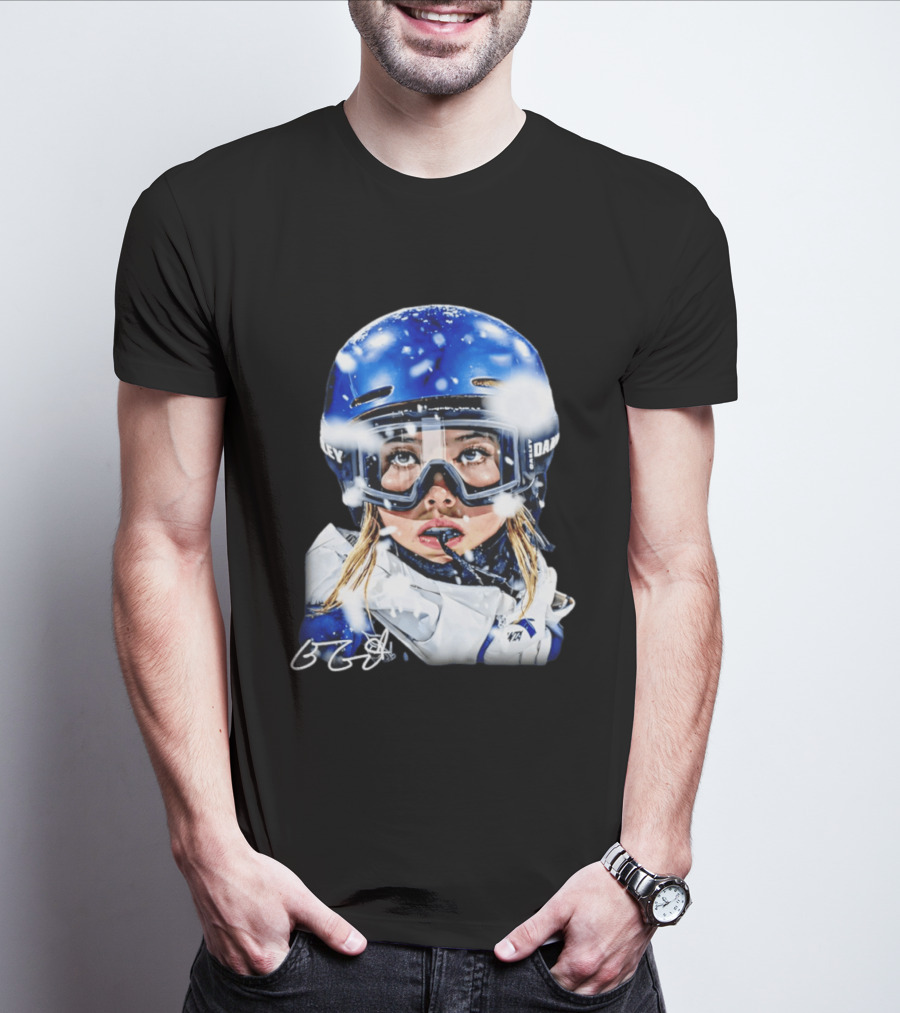 Eileen Gu Aura Snowboard Oakley Goggles Winter Sports T-Shirt
