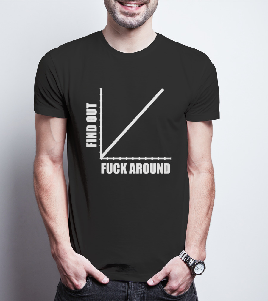 Find Out Fuck Around Graph FAFO T-Shirt