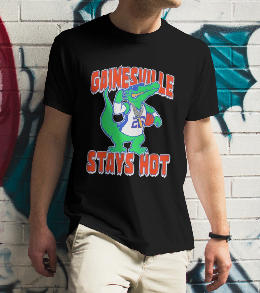 Gainesville Stays Hot Florida Gator Basketball 26 Sunglasses T-Shirt