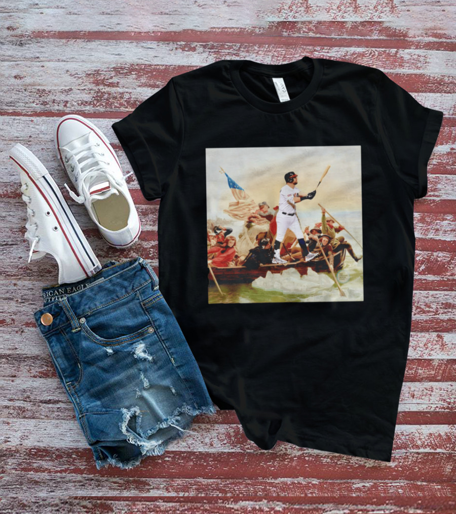 Kyle Schwarber USA Baseball Team Washington Crossing The Delaware T-Shirt