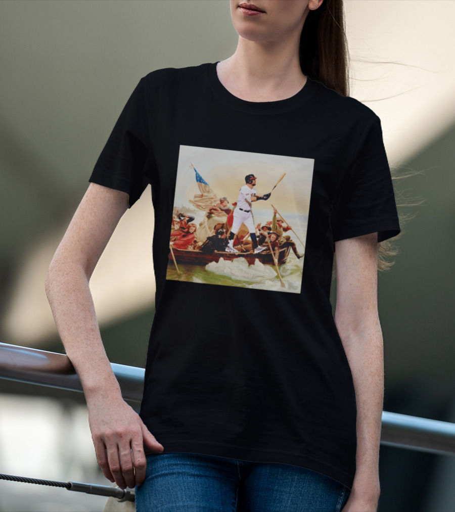 Kyle Schwarber USA Baseball Team Washington Crossing The Delaware T-Shirt