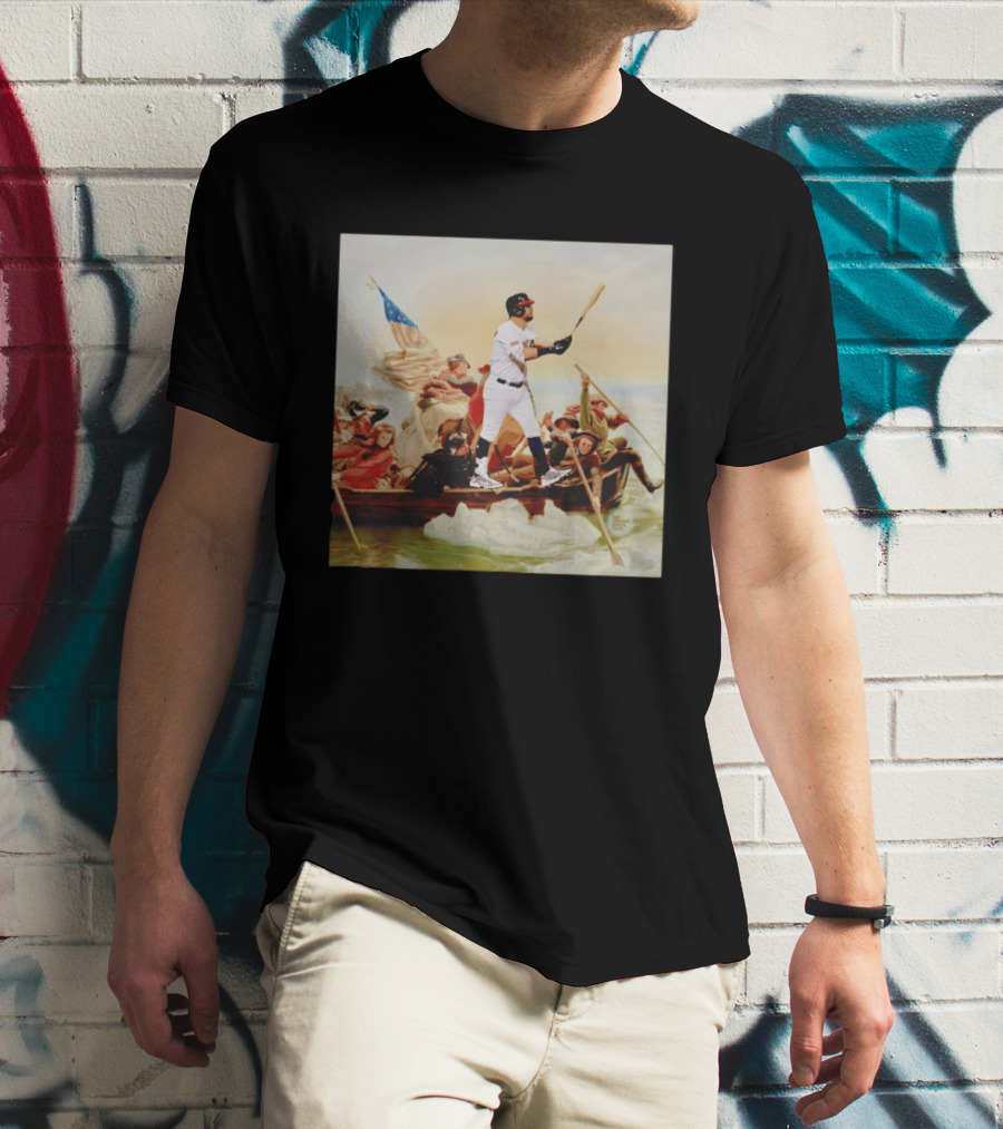 Kyle Schwarber USA Baseball Team Washington Crossing The Delaware T-Shirt