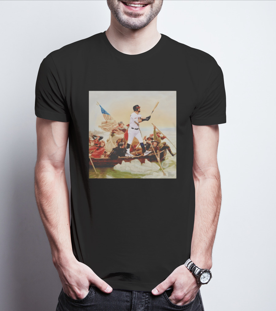 Kyle Schwarber USA Baseball Team Washington Crossing The Delaware T-Shirt