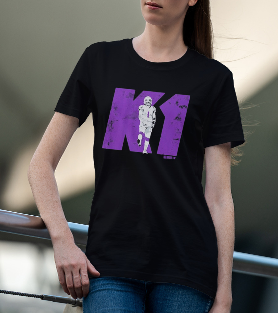 Kyler Murray K1 Purple Football Minnesota Player T-Shirt