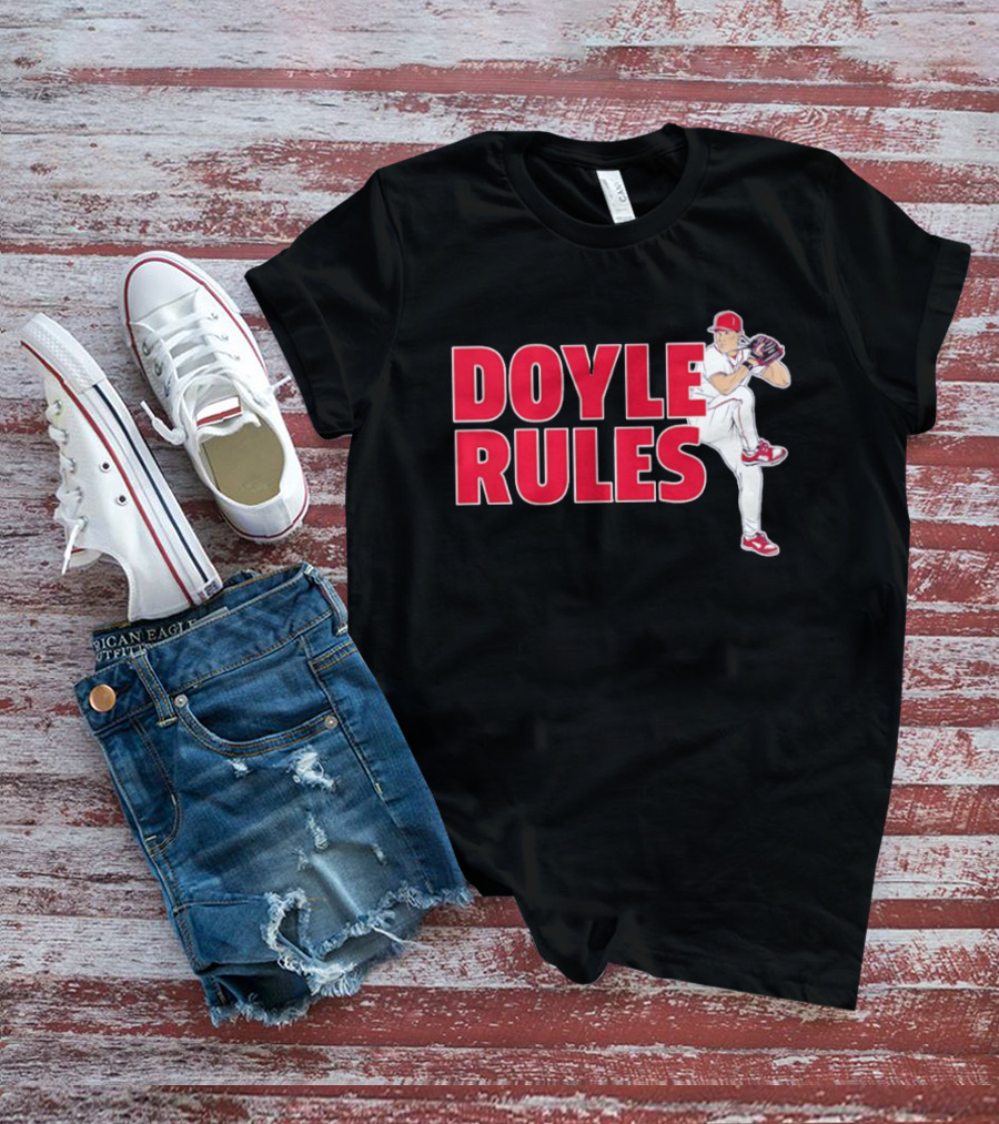 Doyle Rules St Louis Cardinals Pitcher Action T-Shirt