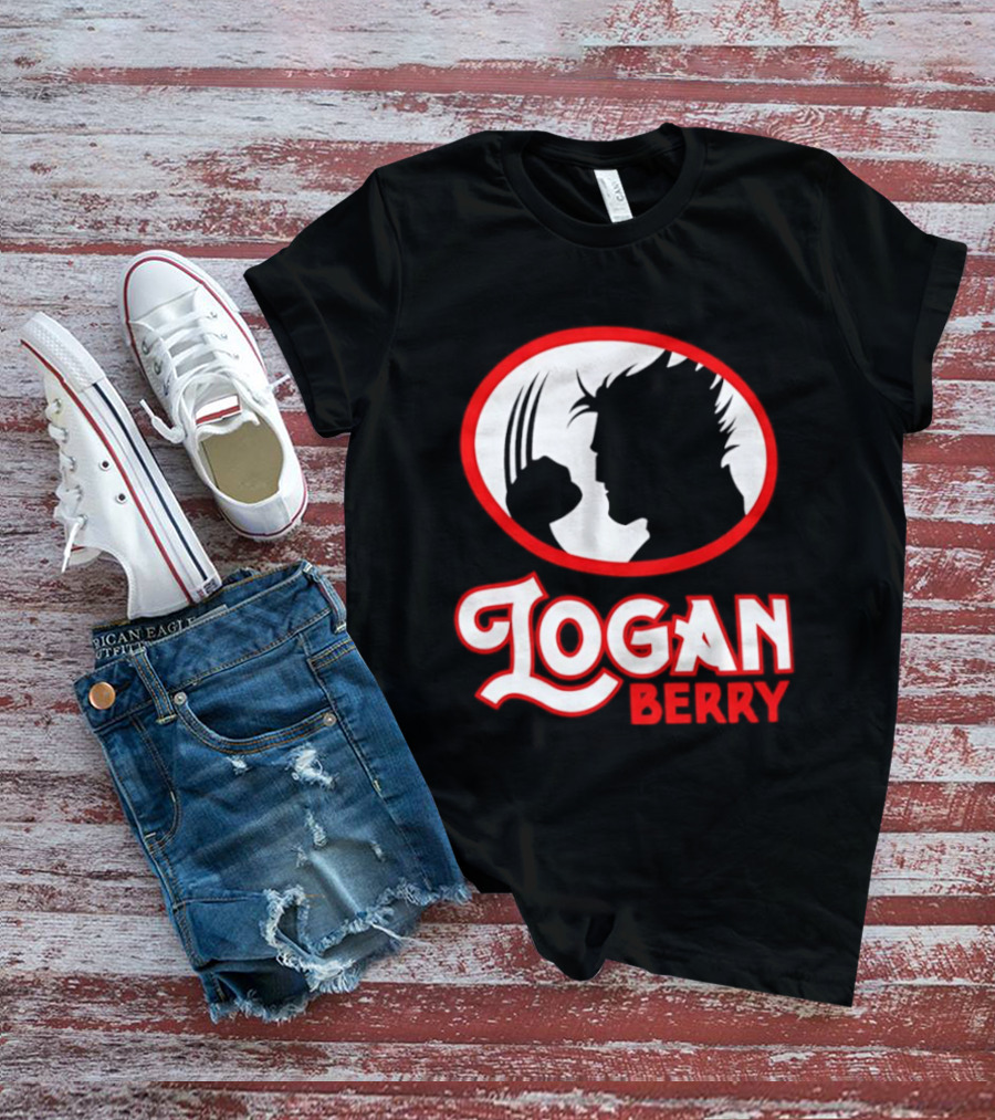 Logan Berry Marvel Wolverine Silhouette Claw T-Shirt