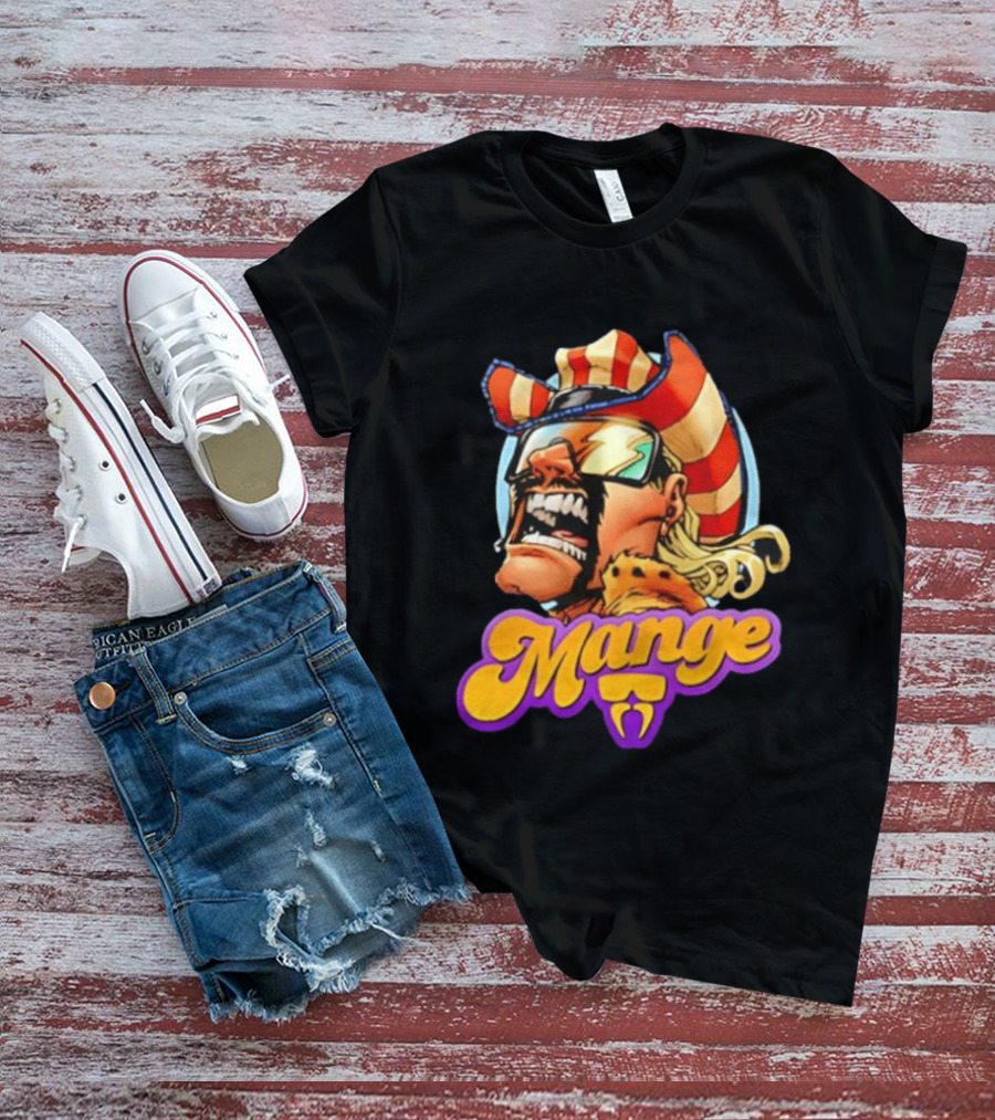 Mange 2nd Chance Campaign Mange Big Face T-Shirt