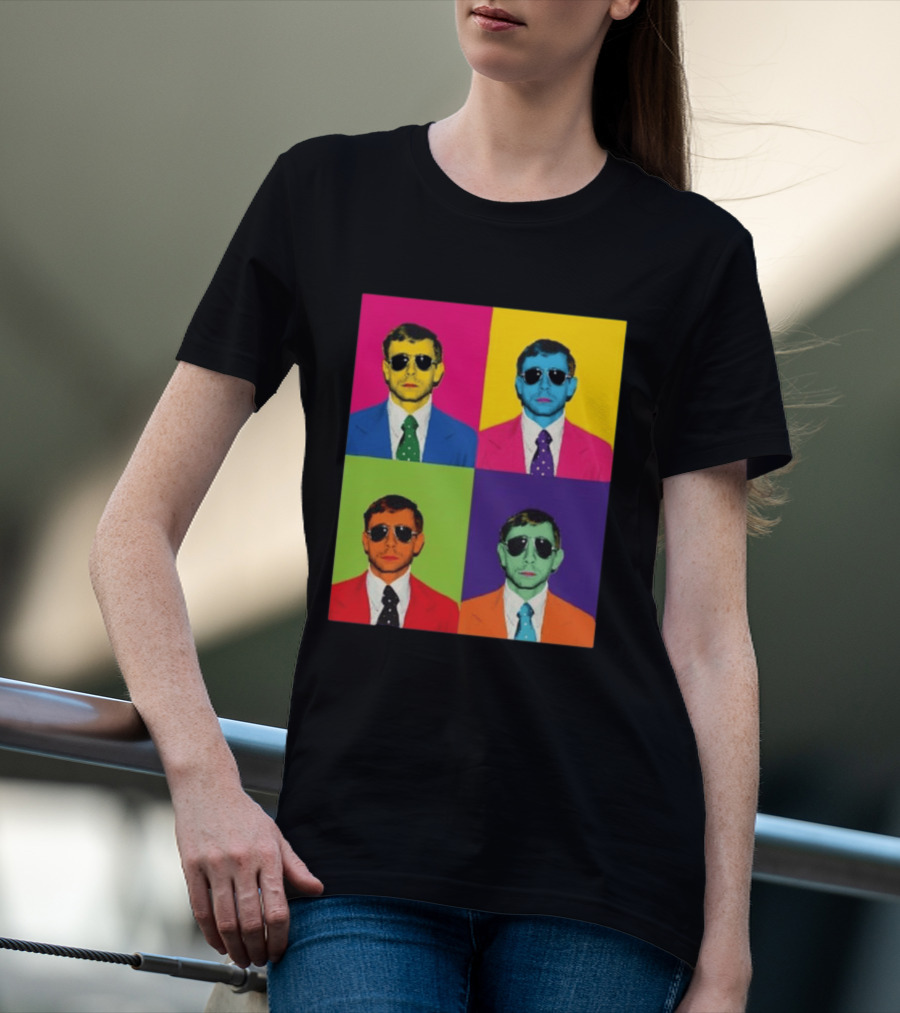 Mike Vining Pop Art Style Multicolor T-Shirt